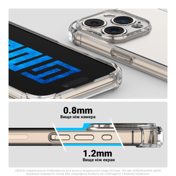 Фото - Чехол для смартфона Armorstandart Air Force for Xiaomi Redmi 16 4G Camera cover Clear (ARM90951)